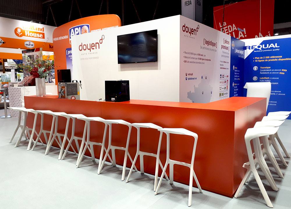 habillage stand création Equipauto