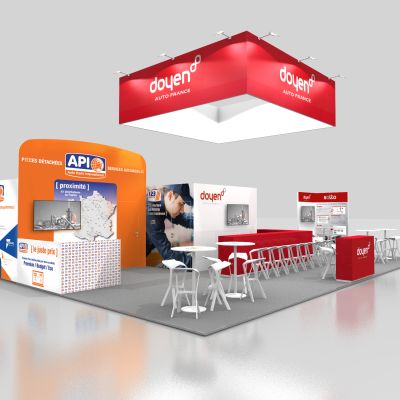 Stands salon EQUIPAUTO pour Doyen Automobile