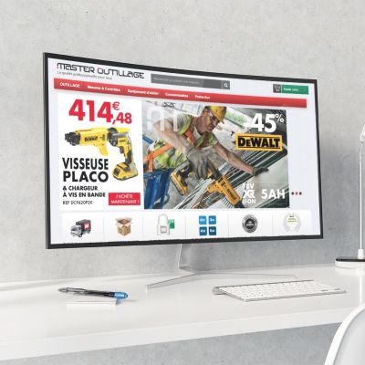 Création de bannières web pour outillage en ligne