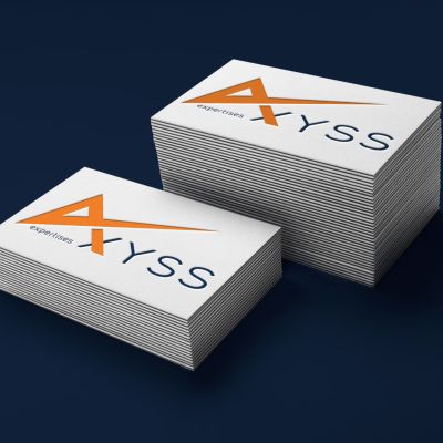 Création logo experts sinistres Axyss