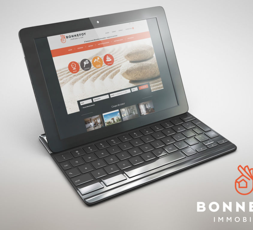 Webdesign pour agence Bonnefoy Immobilier