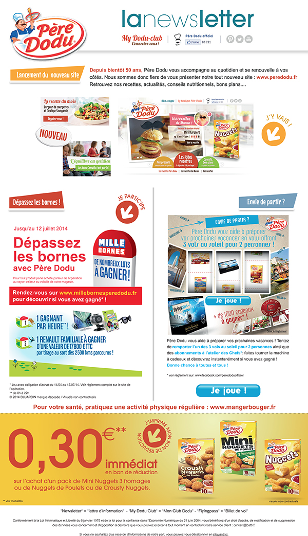 newsletter intégrale père dodu