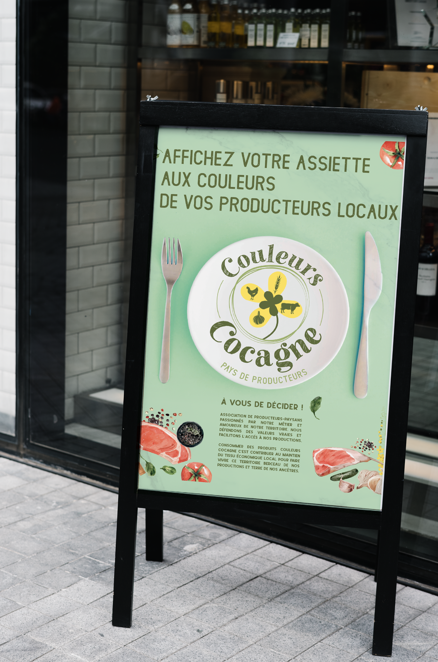affiche couleurs cocagne