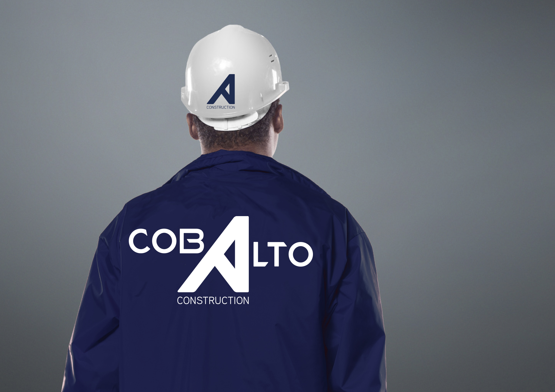 logo cobalto sur veste