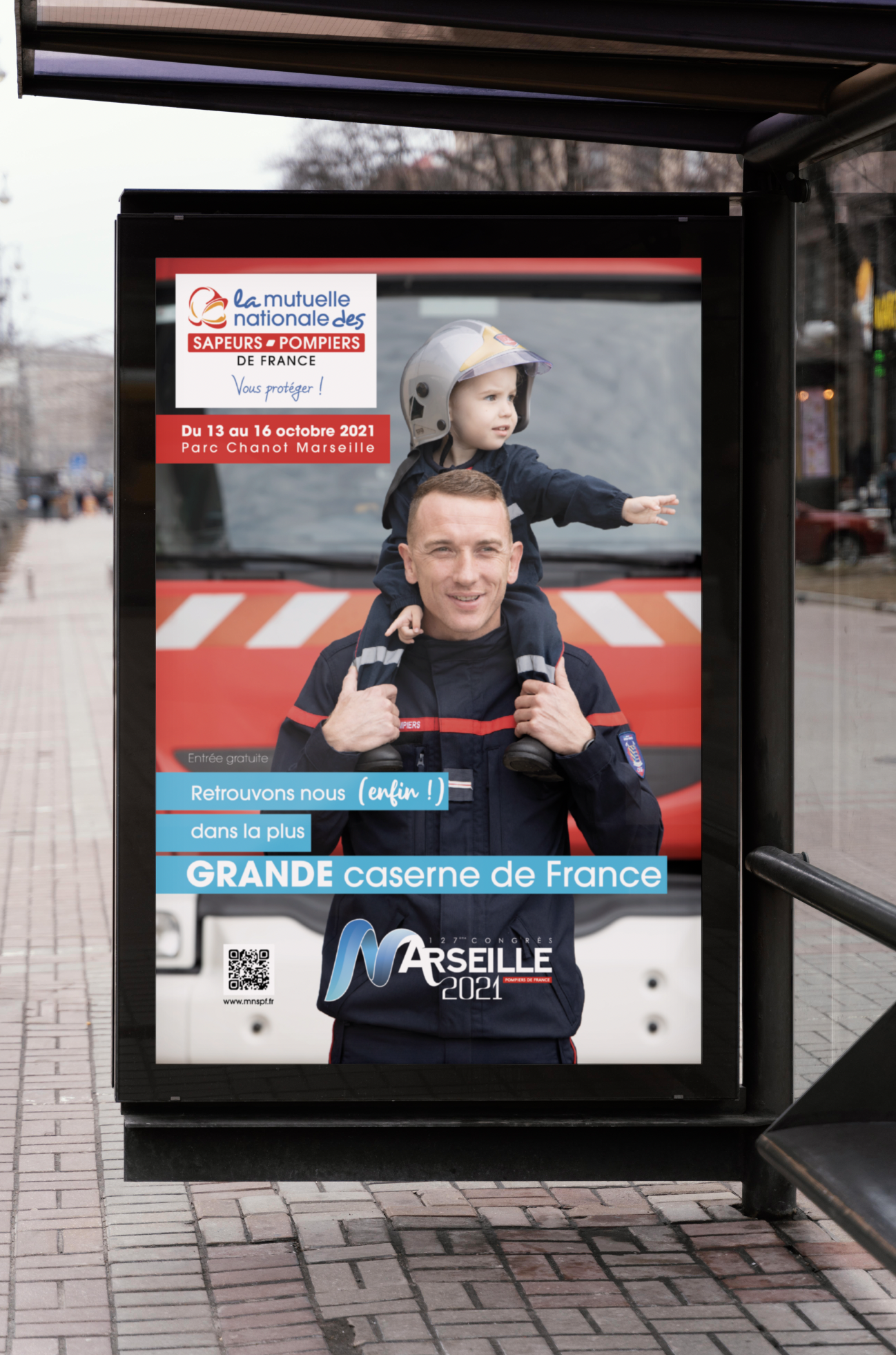 affiche sucette pour ville de Marseille