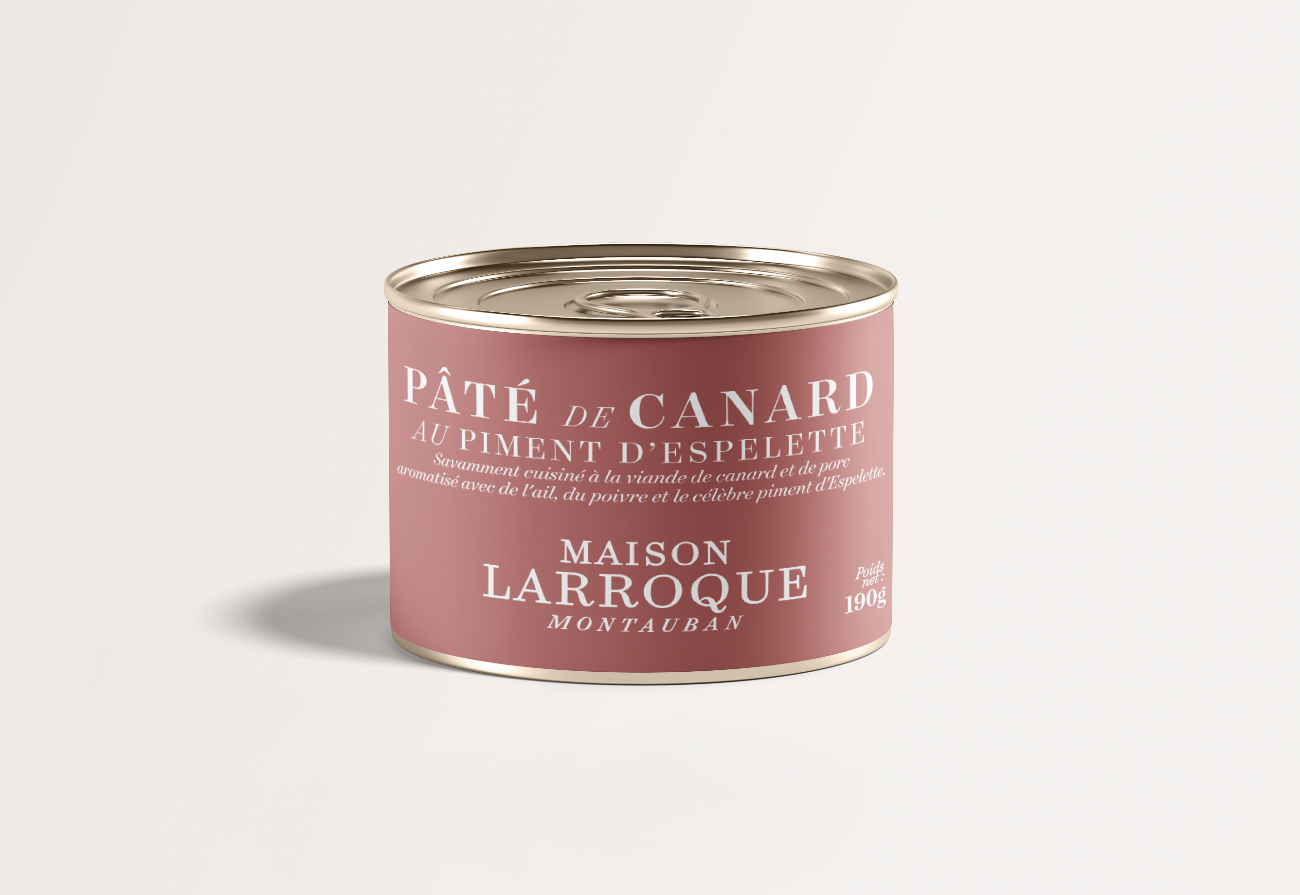 pâté de canard au piment d'espelette Larroque